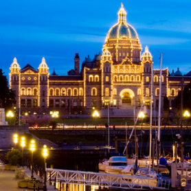 A Taste of Victoria Inner Harbour at Night